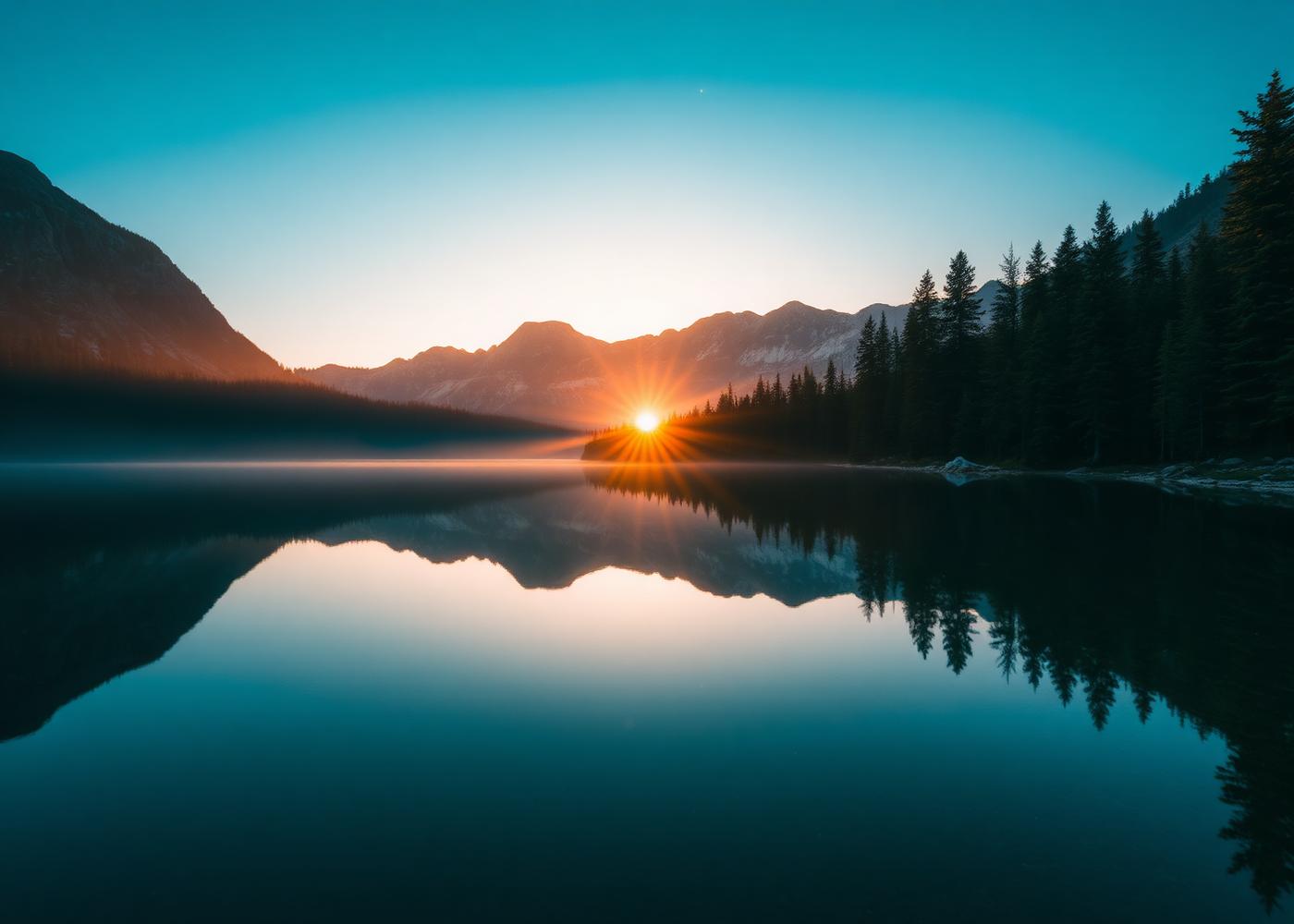 First Light, Still Water — Banff, Canada